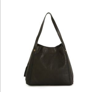 American Leather Shoulder Bag (black)